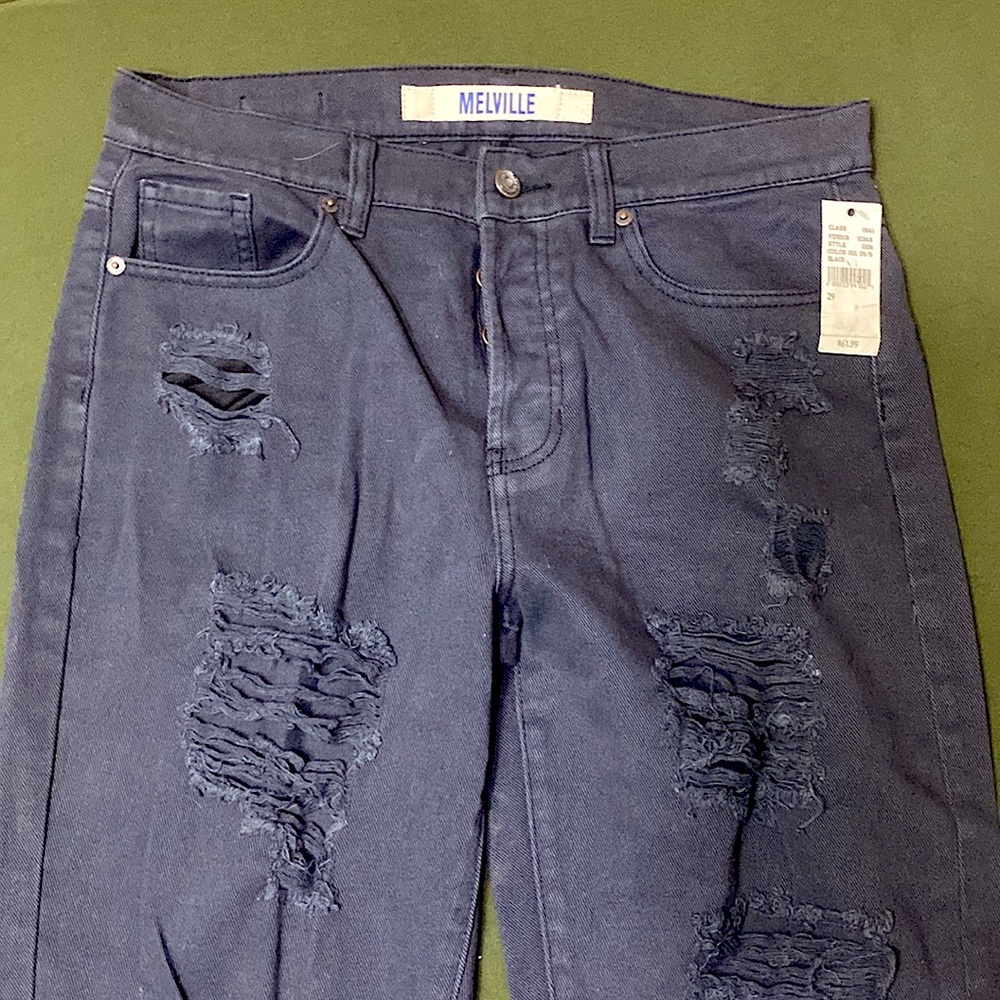 Brandy Melville Distressed black jeans new with Tags